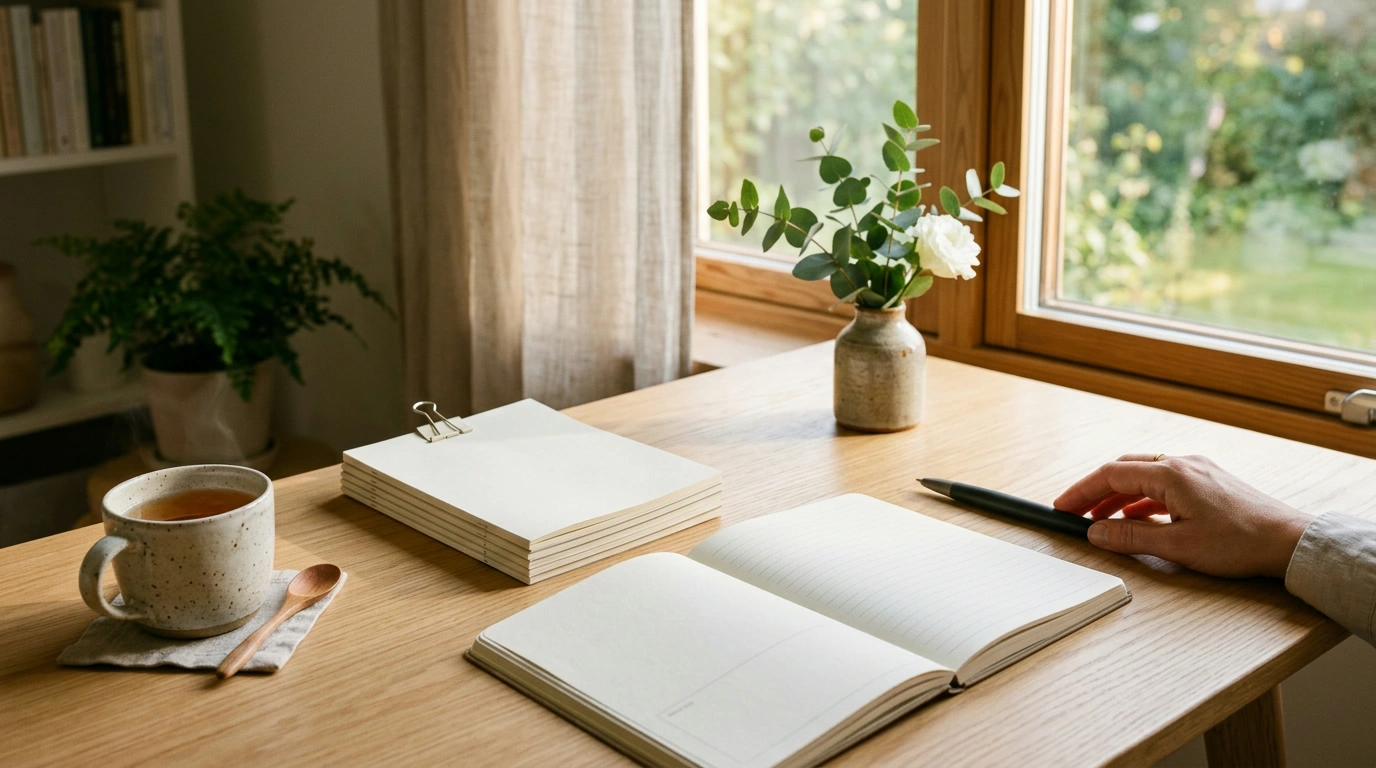 Mindful Clarity Printable Journal for Calm Daily Check-Ins